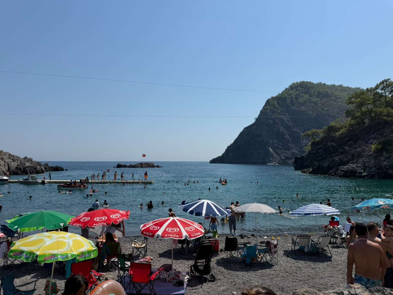 Muğla’nın Saklı Cennetine Akın: 38 Dereceye Rağmen Aşı Koyu Doldu Taştı 6